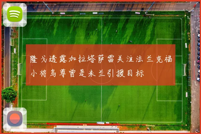 隆戈透露加拉塔萨雷关注法兰克福小将乌尊曾是米兰引援目标