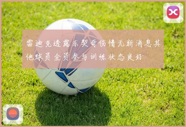 雷迪克透露东契奇伤情无新消息其他球员全员参与训练状态良好